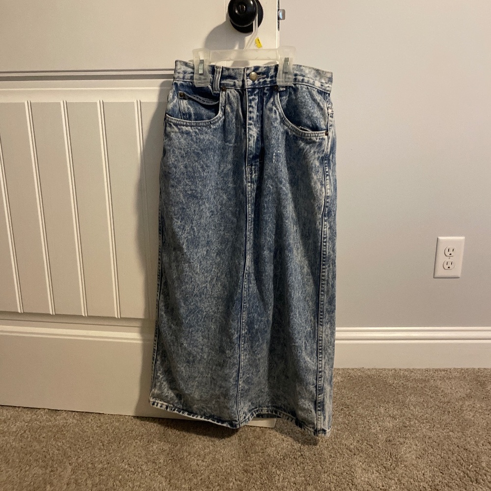 Vintage Diamond Wash Sergio Jean Skirt